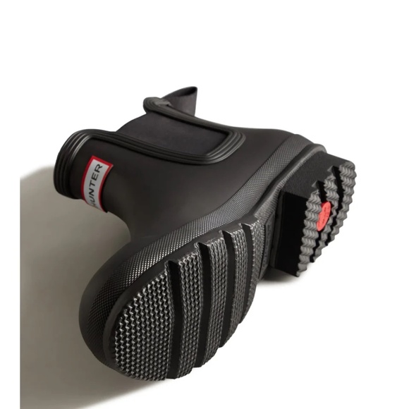 New Hunter BLK Chelsea Rain Boot Women, Size US 8/ EUK 40/41/ EU 7- Black - Picture 10 of 10